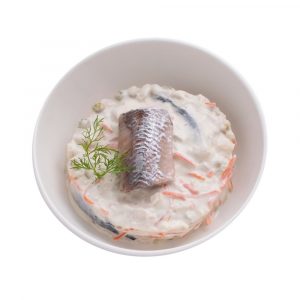 Zure haring salade