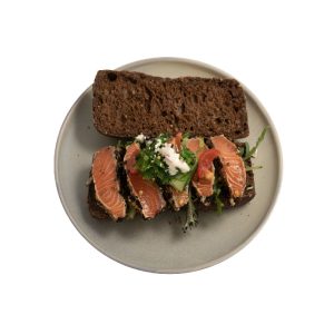 Broodje zalm tataki