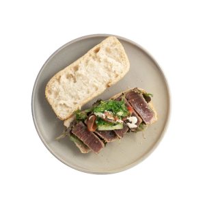 Broodje tonijn tataki